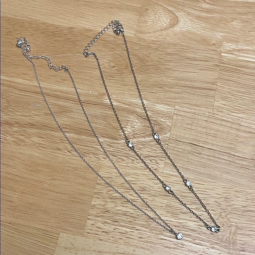 Silver Necklace Bundle